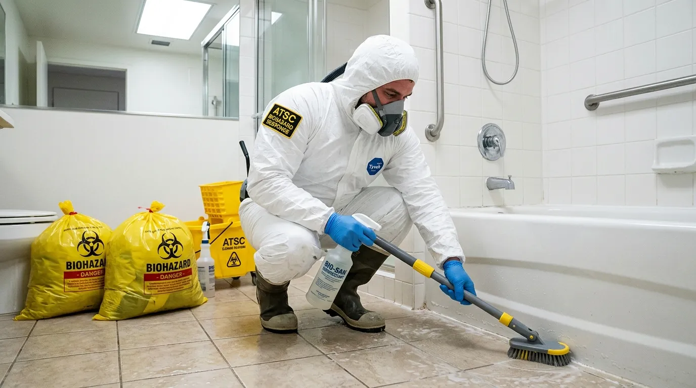 Decontamination equipment deployed for Blood Cleanup in Alcoa